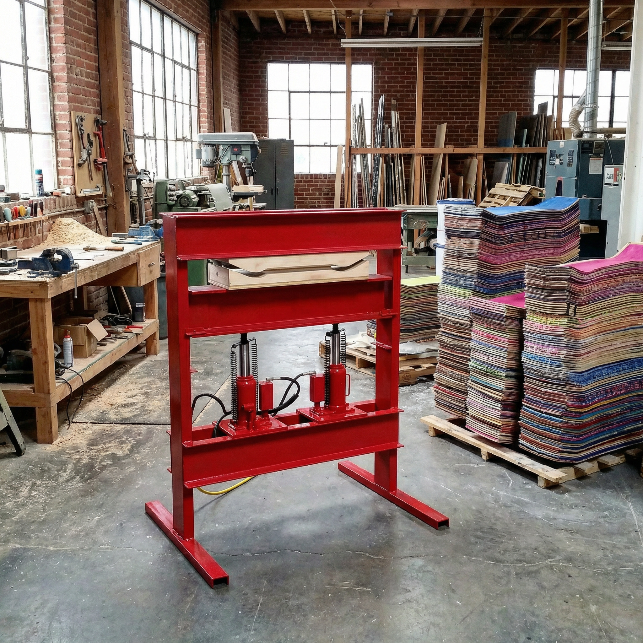 Hydraulic Skateboard Press (Factory)